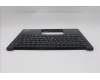 Lenovo 5M11N93306 C-Cover with keyboard, Czech Slovakian, Black, UK