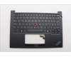 Lenovo 5M11N93310 C-Cover with keyboard, Slovenian, Black, UK