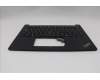 Lenovo 5M11N94111 C-Cover with keyboard, Icelandic, Black, UK