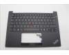 Lenovo 5M11N94159 C-Cover with keyboard, Canadian French 058, Black, Backlight, UK