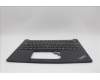 Lenovo 5M11N94159 C-Cover with keyboard, Canadian French 058, Black, Backlight, UK