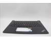Lenovo 5M11N94173 C-Cover with keyboard, Spanish, Black, Backlight, UK