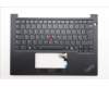 Lenovo 5M11N94177 C-Cover with keyboard, French, Black, Backlight, US