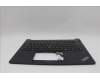 Lenovo 5M11N94237 C-Cover with keyboard, UK English, Black, Backlight, UK