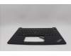 Lenovo 5M11N94247 C-Cover with keyboard, Icelandic, Black, Backlight, UK