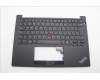 Lenovo 5M11N94271 C-Cover with keyboard, Spanish LA, Black, Backlight, UK