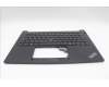 Lenovo 5M11N94271 C-Cover with keyboard, Spanish LA, Black, Backlight, UK