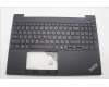 Lenovo 5M11N96519 C-Cover with keyboard, USA English, Black, US