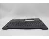 Lenovo 5M11N96541 C-Cover with keyboard, German, Black, UK
