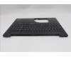 Lenovo 5M11N96558 C-Cover with keyboard, Portuguese, Black, UK