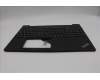 Lenovo 5M11N96568 C-Cover with keyboard, Slovenian, Black, UK