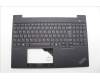 Lenovo 5M11N96571 C-Cover with keyboard, Swedish/Finnish, Black, UK