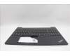 Lenovo 5M11N96577 C-Cover with keyboard, Switzerland, Black, UK