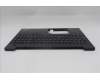 Lenovo 5M11N99169 C-Cover with keyboard, Portuguese, Black, Backlight, UK