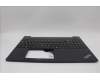 Lenovo 5M11N99188 C-Cover with keyboard, Slovenian, Black, Backlight, UK