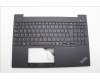 Lenovo 5M11N99216 C-Cover with keyboard, UK English, Black, Backlight, UK