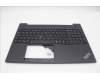 Lenovo 5M11N99216 C-Cover with keyboard, UK English, Black, Backlight, UK