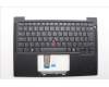 Lenovo 5M11N99368 C-Cover with keyboard, Estonian, Black, Backlight, UK