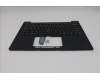 Lenovo 5M11N99382 C-Cover with keyboard, US English Euro, Black, Backlight, US