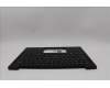 Lenovo 5M11N99407 C-Cover with keyboard, Greek, Black, Backlight, US