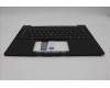 Lenovo 5M11N99462 C-Cover with keyboard, Spanish LA, Black, Backlight, UK