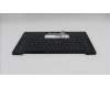 Lenovo 5M11N99497 C-Cover with keyboard, Russian, Black, Backlight, US
