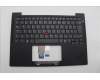 Lenovo 5M11N99570 C-Cover with keyboard, Danish, Black, Backlight, WWAN, UK