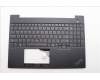 Lenovo 5M11N99744 C-Cover with keyboard, Arabic, Black, US