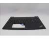 Lenovo 5M11N99744 C-Cover with keyboard, Arabic, Black, US