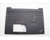 Lenovo 5M11N99771 C-Cover with keyboard, Italian, Black, UK