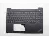 Lenovo 5M11N99774 C-Cover with keyboard, Norwegian, Black, UK