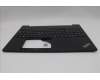 Lenovo 5M11N99774 C-Cover with keyboard, Norwegian, Black, UK