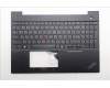 Lenovo 5M11N99780 C-Cover with keyboard, Russian, Black, US