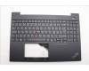 Lenovo 5M11N99783 C-Cover with keyboard, Czech Slovakian, Black, UK