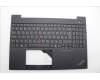 Lenovo 5M11N99795 C-Cover with keyboard, Switzerland, Black, UK