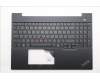 Lenovo 5M11N99803 C-Cover with keyboard, US English Euro, Black, US