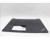 Lenovo 5M11N99804 C-Cover with keyboard, US English Euro, Black, US