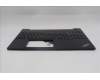 Lenovo 5M11N99848 C-Cover with keyboard, Belgian, Black, Backlight, UK