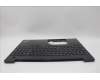 Lenovo 5M11N99873 C-Cover with keyboard, Italian, Black, Backlight, UK