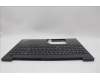 Lenovo 5M11N99879 C-Cover with keyboard, Portuguese, Black, Backlight, UK