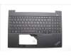 Lenovo 5M11N99939 C-Cover with keyboard, Ukraine, Black, Backlight, US