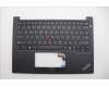 Lenovo 5M11N99951 C-Cover with keyboard, Arabic, Black, US