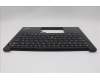 Lenovo 5M11N99979 C-Cover with keyboard, Hungarian, Black, UK