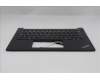 Lenovo 5M11P00010 C-Cover with keyboard, Swedish/Finnish, Black, UK