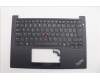 Lenovo 5M11P00015 C-Cover with keyboard, Nordic, Black, UK
