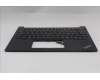 Lenovo 5M11P32367 C-Cover with keyboard, Hungarian, Black, Backlight, UK