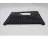 Lenovo 5M11P32400 C-Cover with keyboard, Portuguese, Black, Backlight, UK
