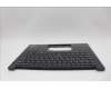 Lenovo 5M11P32404 C-Cover with keyboard, Portuguese, Black, Backlight, UK