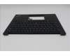 Lenovo 5M11P32408 C-Cover with keyboard, Russian, Black, Backlight, US
