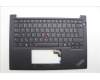 Lenovo 5M11P32420 C-Cover with keyboard, Czech Slovakian, Black, Backlight, UK